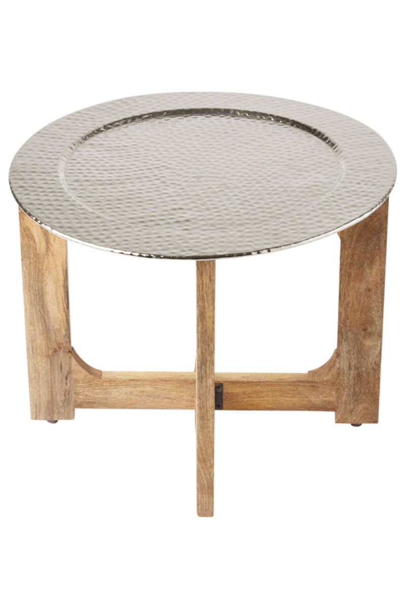 Cadiz Natural Silver Oriental Coffee Table, 60 cm | Wood &am