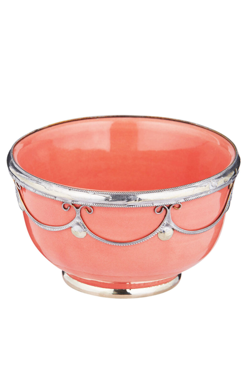 Miranda Rosa Oriental Ceramic Finger Food Bowl