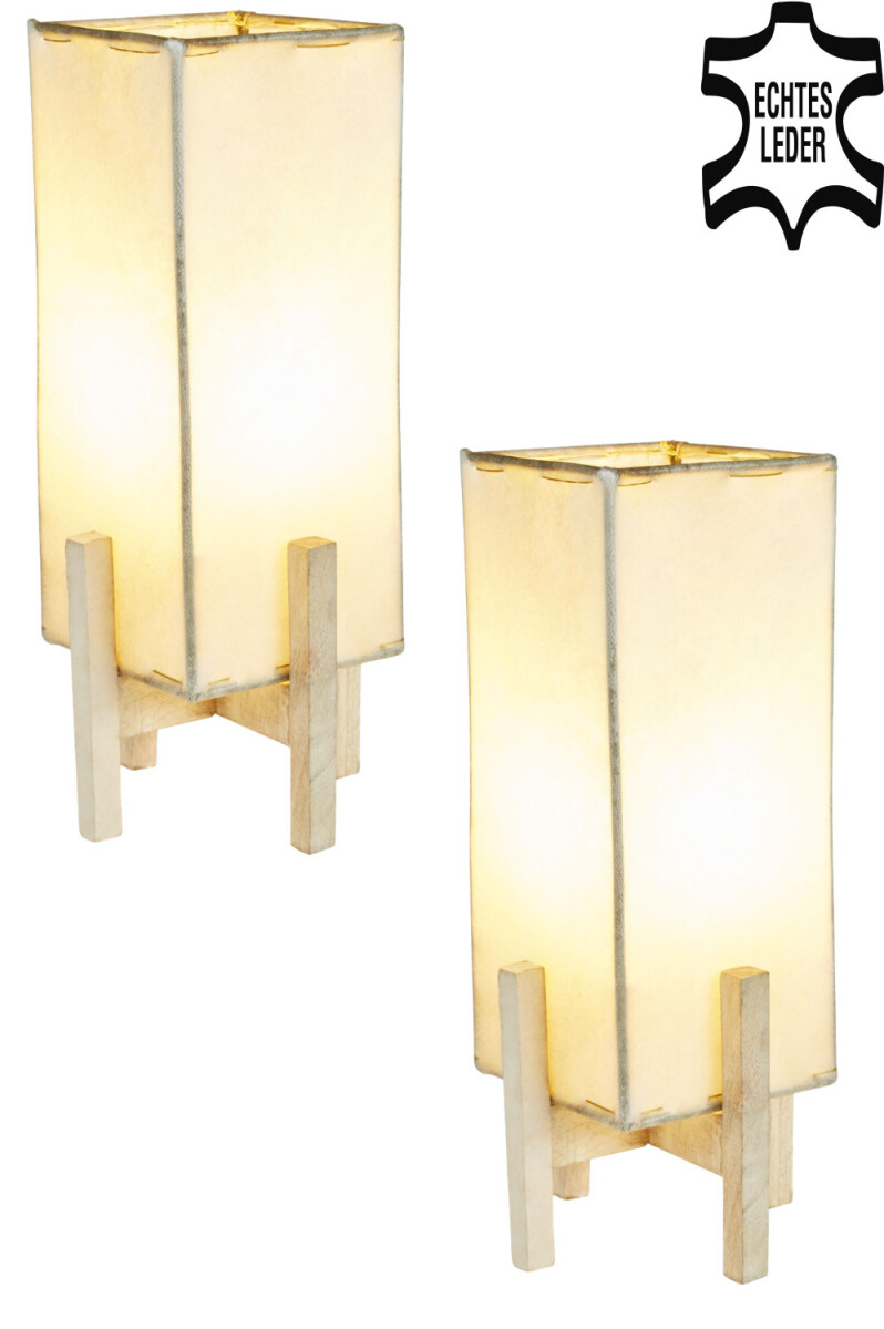 2-Piece Set: Janka Natural with White Fr box