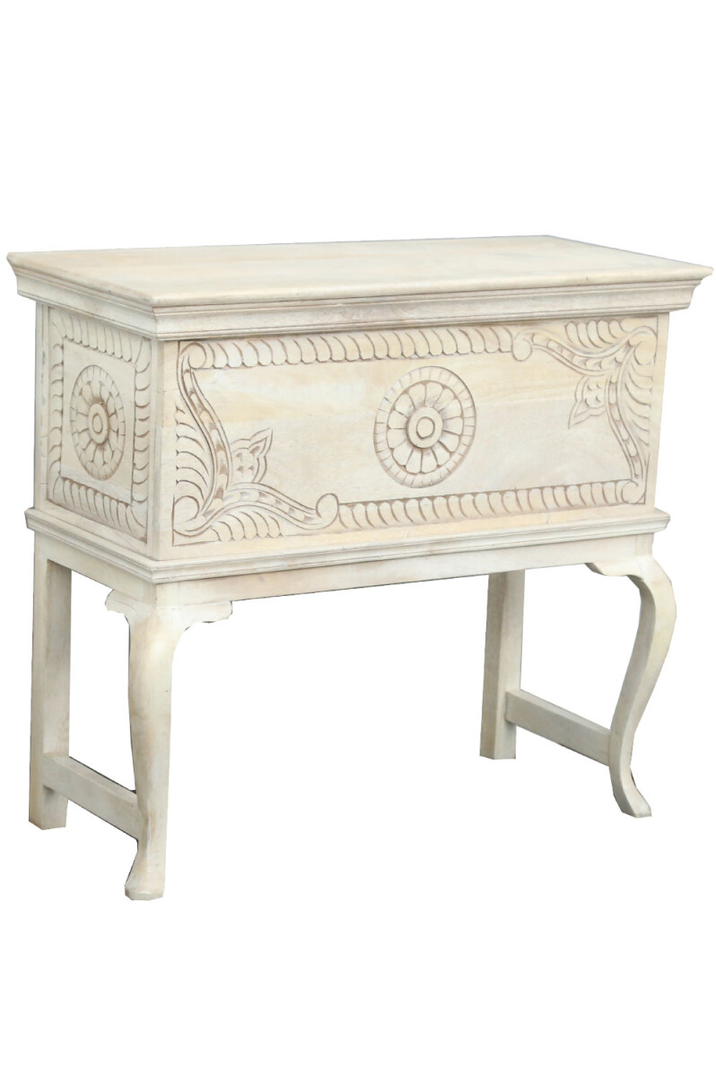 Moroccan Console Sideboard, Solid Wood, Davud