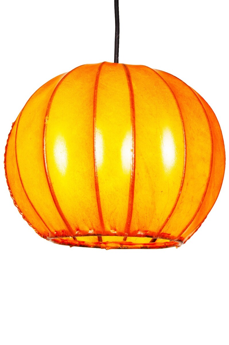 Mailin Orange Modern Dining Table Lamp | Handcrafted from Le