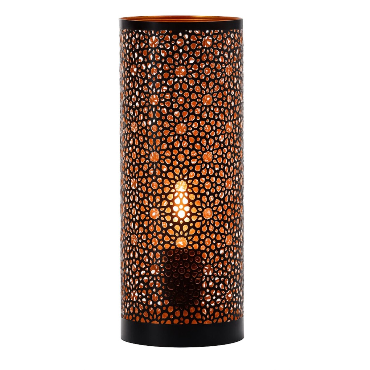 Naziha Table Lamp, 30x13 cm, Black and Gold | Oriental Bedsi