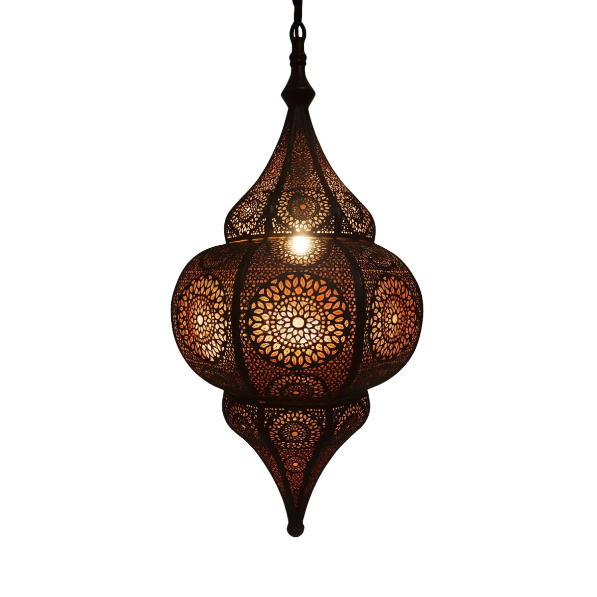 Malha Black Oriental Indian Ceiling Lamp box