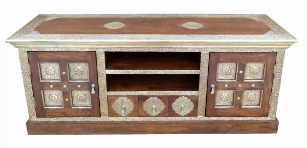 Amanjeet Oriental Ornamented TV Cabinet