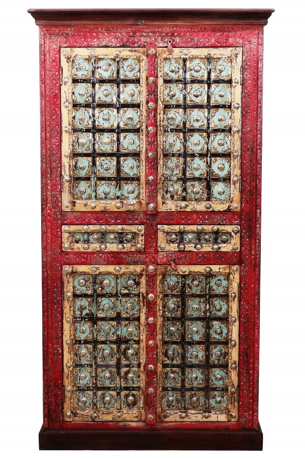 Orient Cabinet, Antique-Style Kitchen Cabinet, Billur - 3 - 