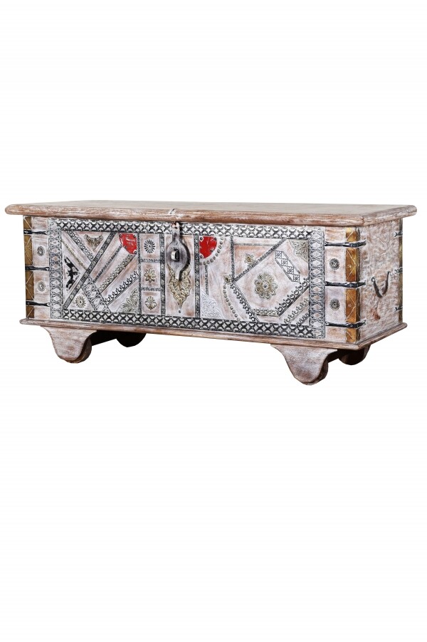 Chadijah Indian Country-Style Wooden Che box