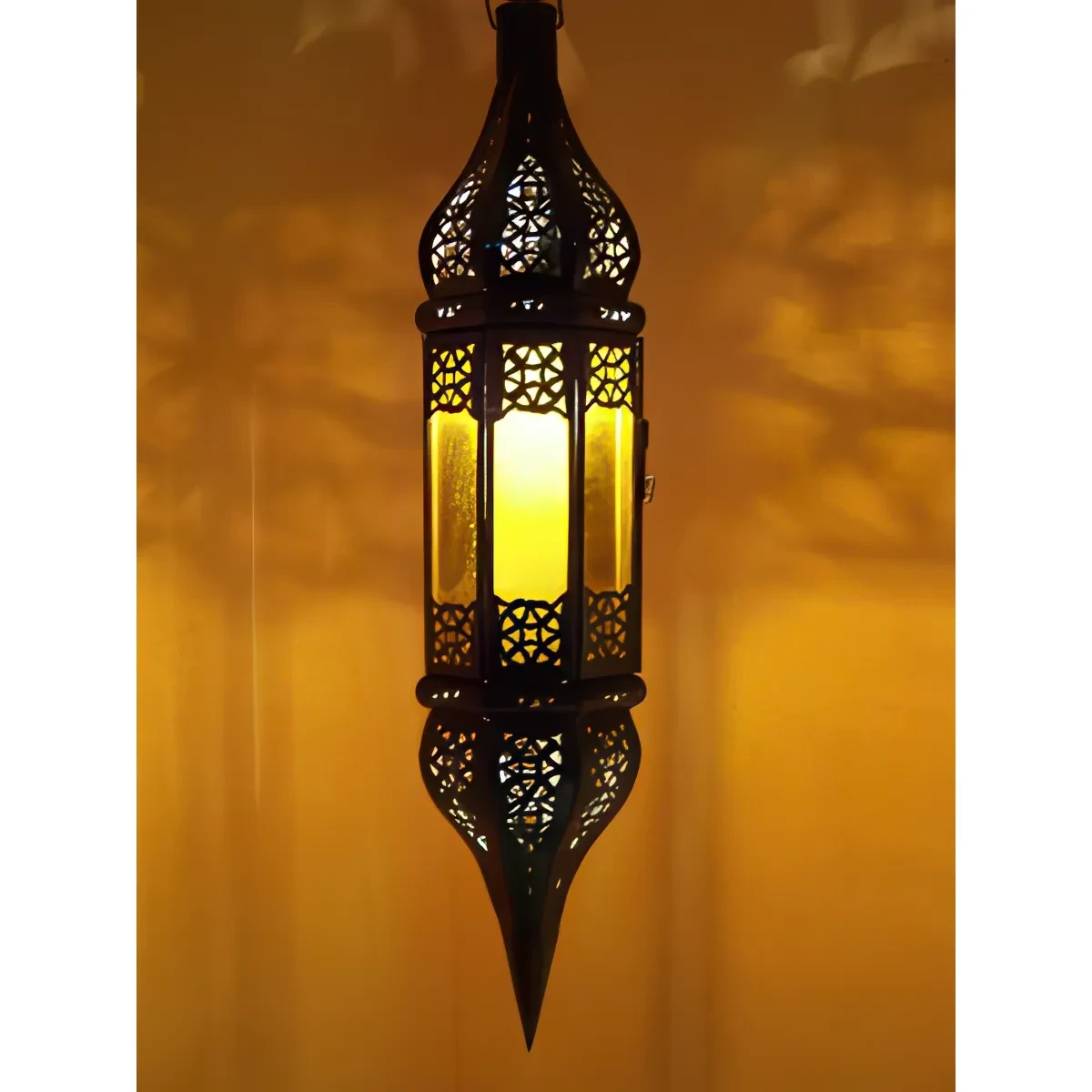 Rihana Orange Moorish Ceiling Lamp box