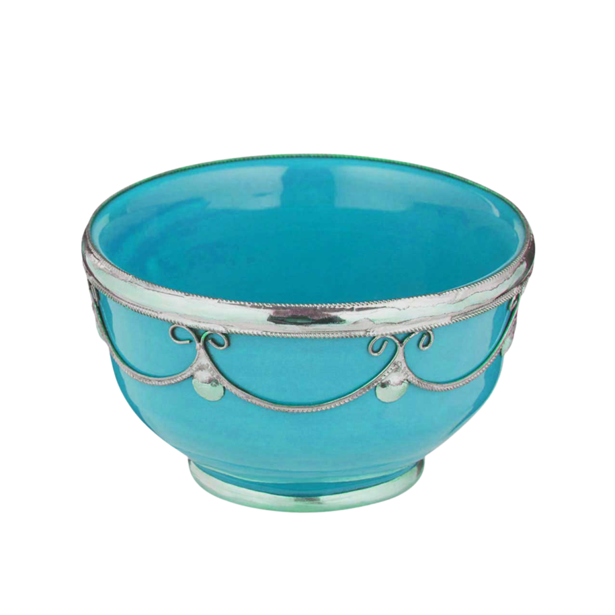 Miranda Blue Oriental Ceramic Finger Food Bowl