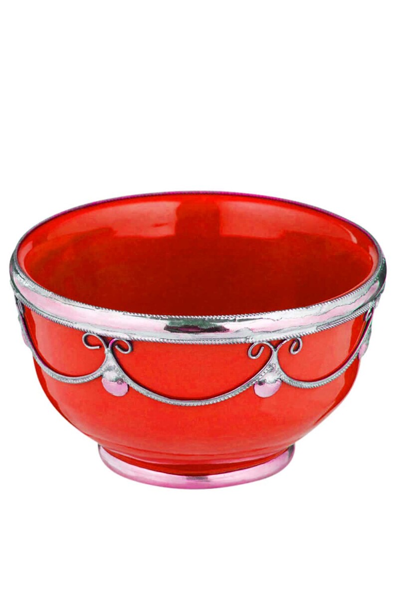 Miranda Red Oriental Ceramic Finger Food box