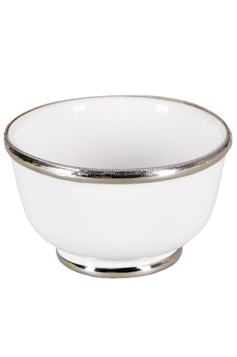Orientalische Schale Cariba - Weiss