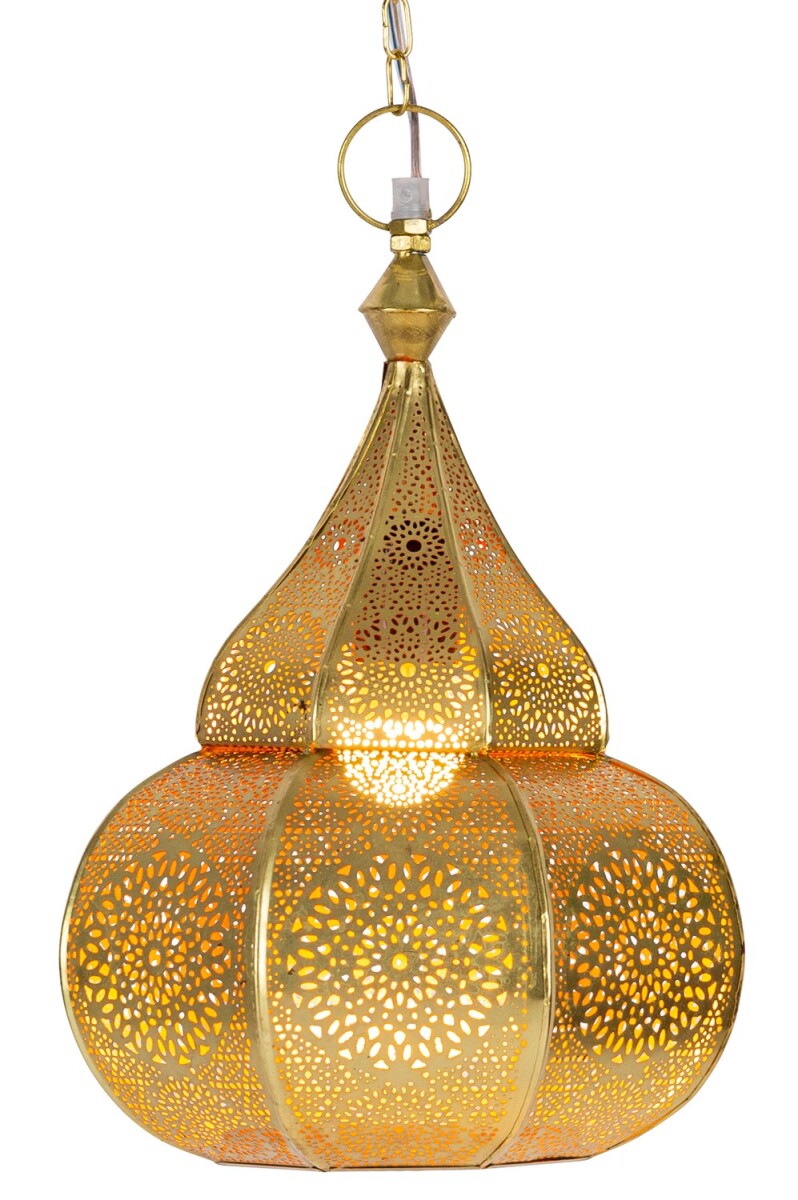 Oriental Lamp, Ilham Gold Dining Table Lamp - 40 cm