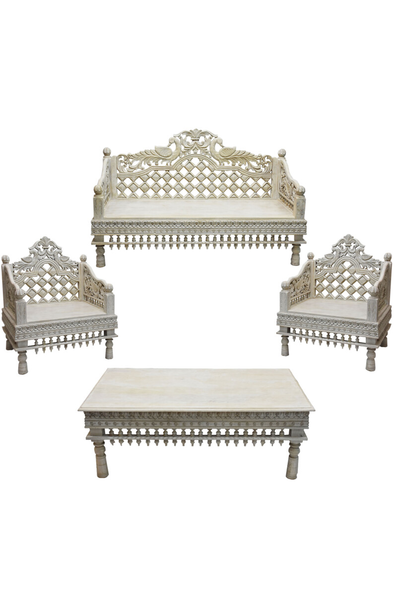 Set of 4 Imad Oriental Seating Set