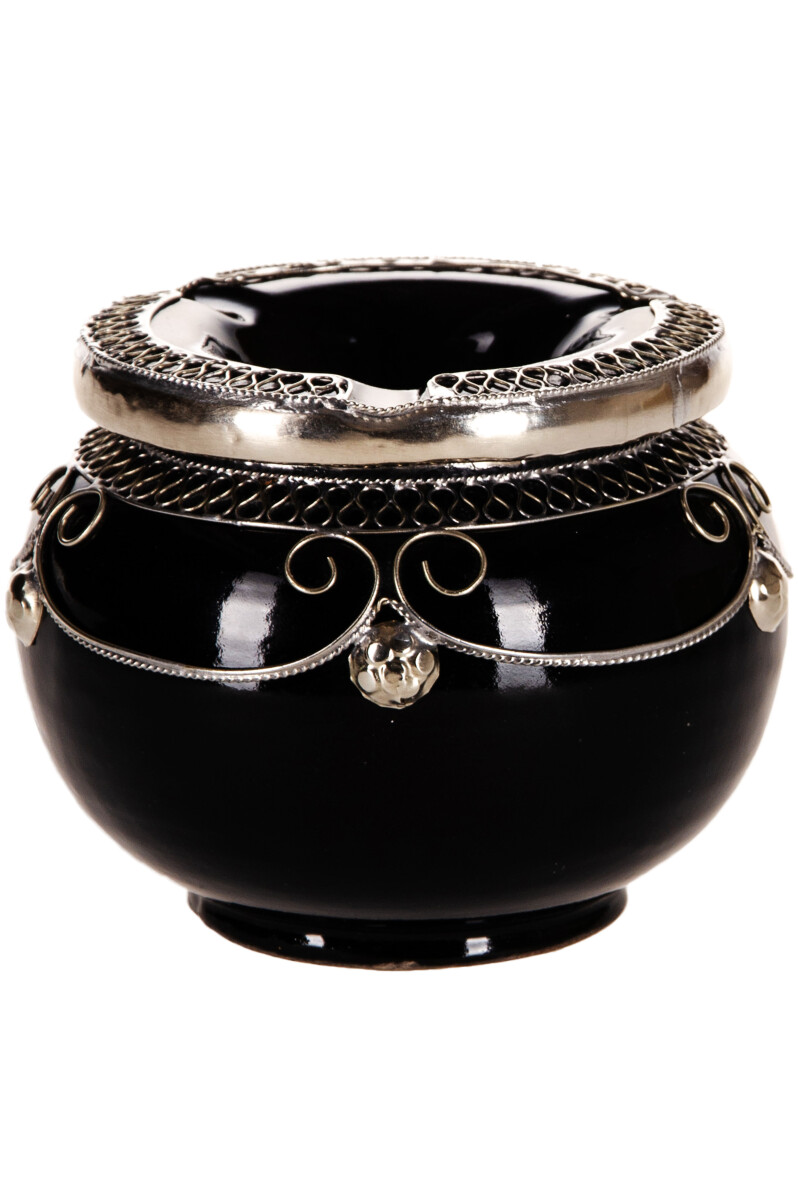 Moroccan Miranda Ashtray - Black