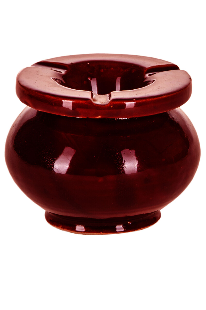 Moroccan Blida Ashtray - Bordeaux