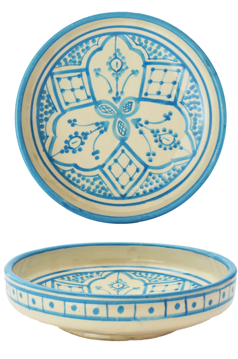Moroccan Ceramic Bowl, Alijan, Handcraft box