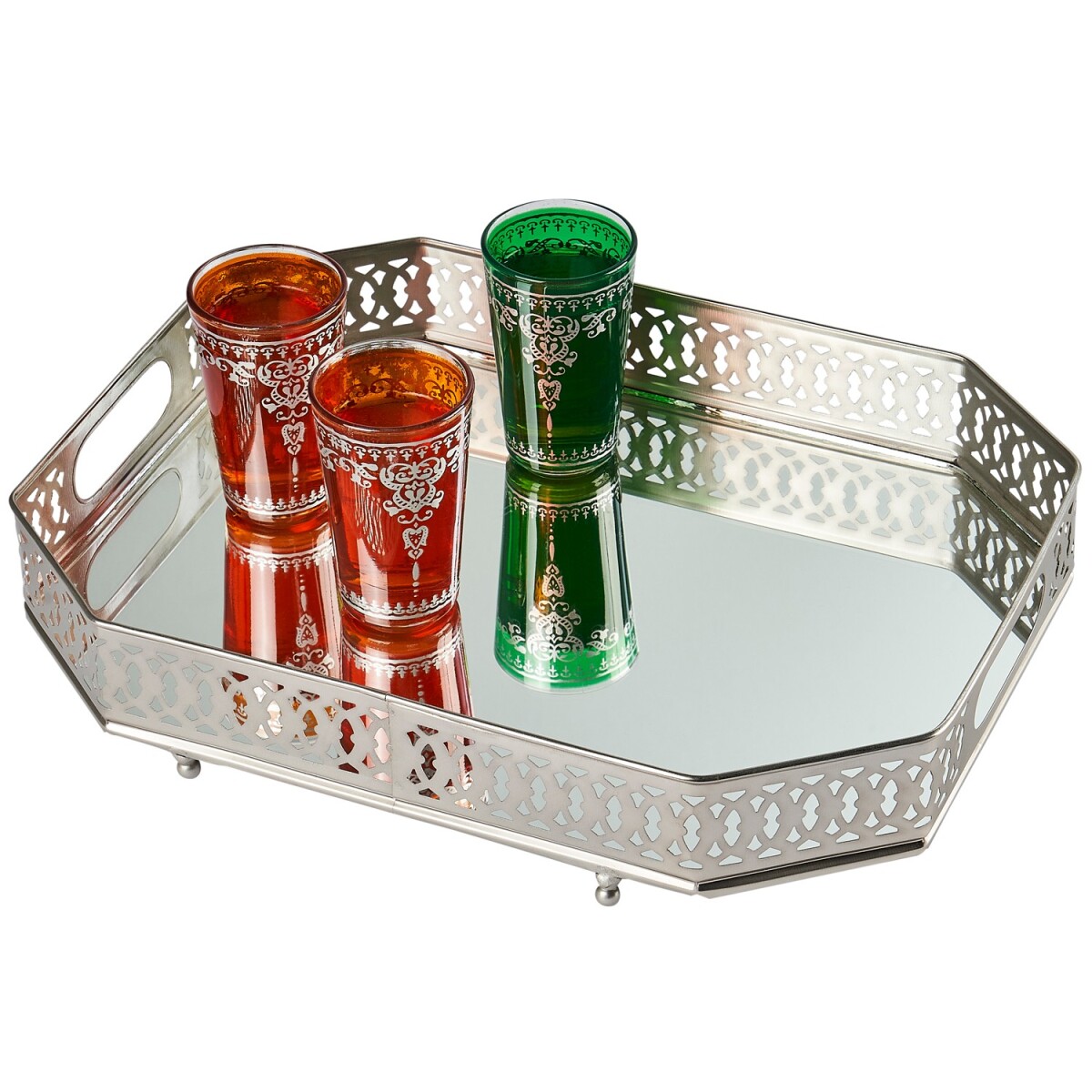 Mirrored Tray, Serving Tray, Decorative  box