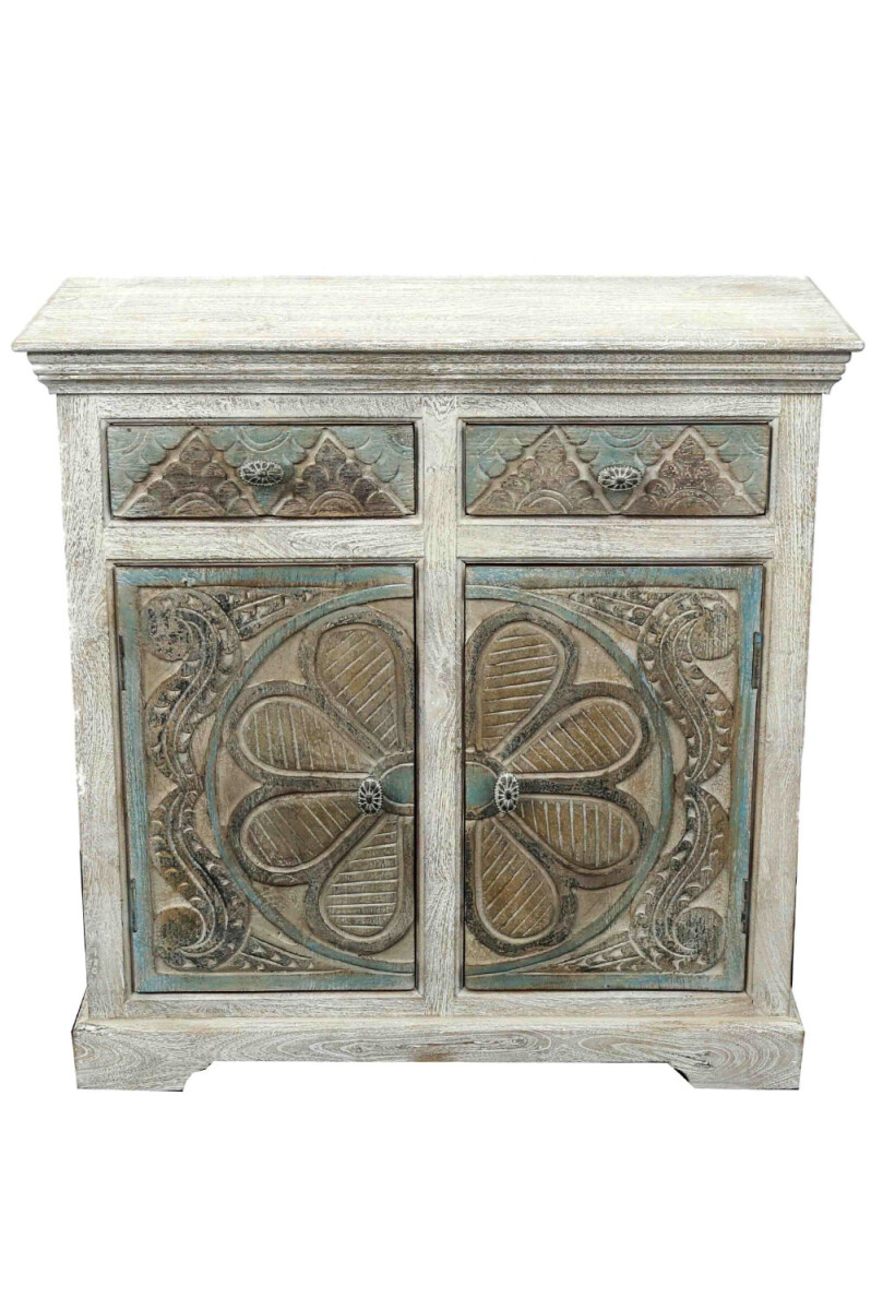 Vintage Carved Sideboard by Blel