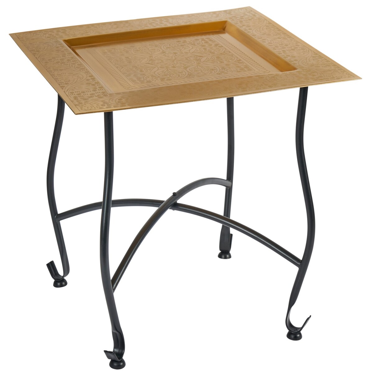 Side Table, Garden Folding Table, Metal, Sule, Rectangular, 