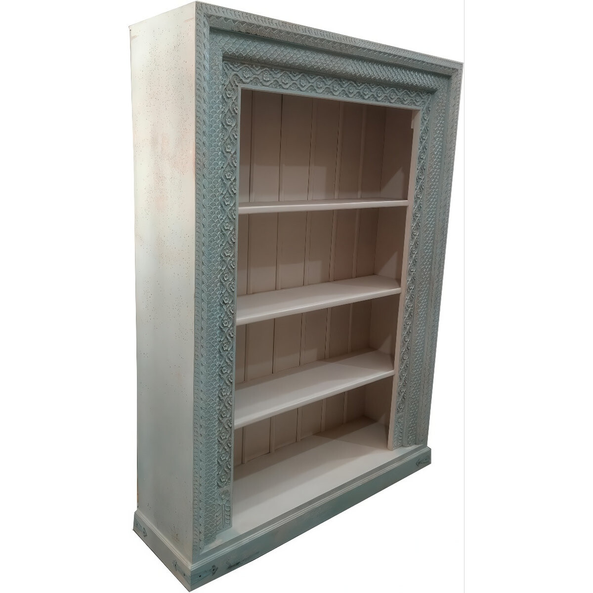Vintage Bookcase, Antique Style, 210 cm, Pattern -35-