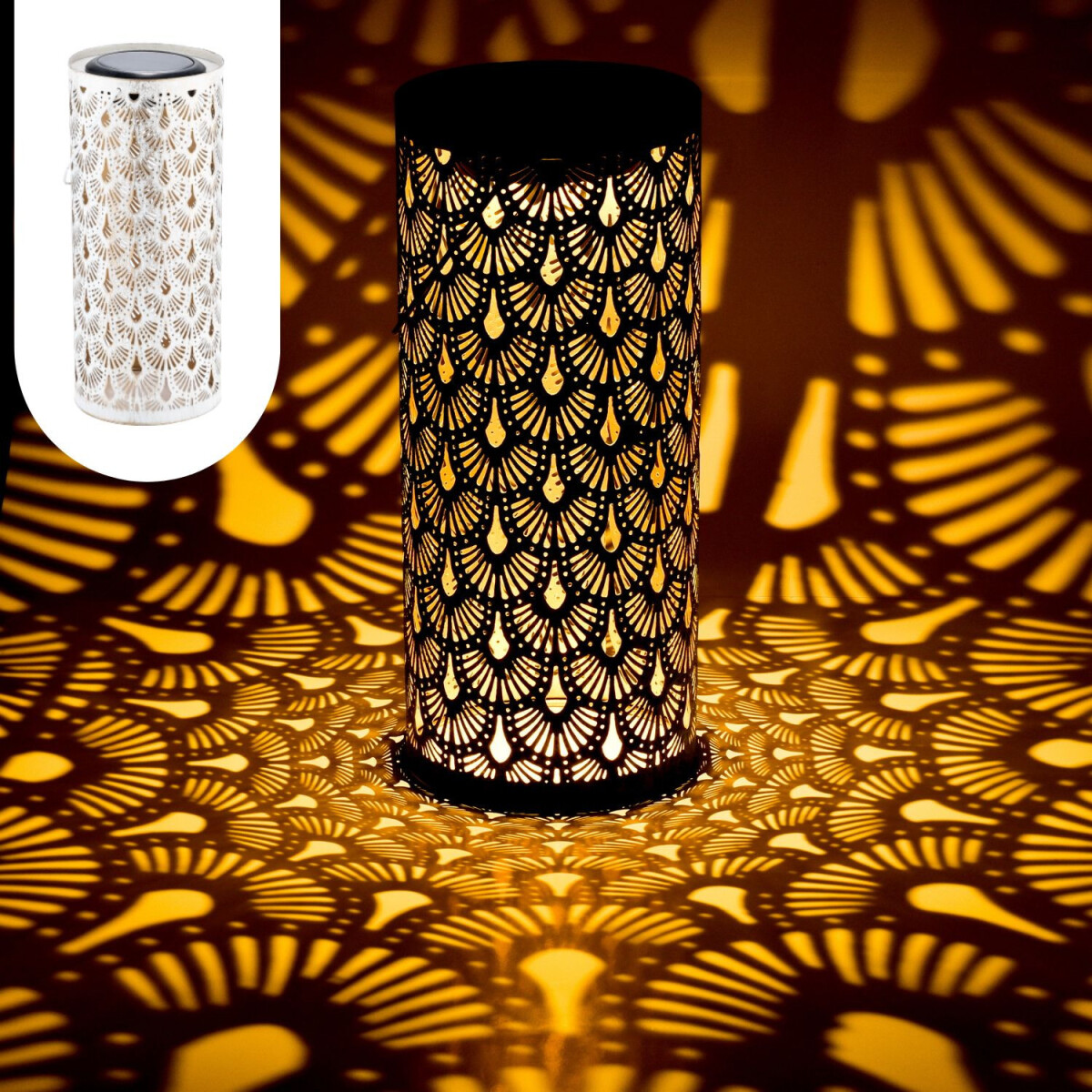Oriental Solar Lantern, Solar Lantern, Windlight, Outdoor De