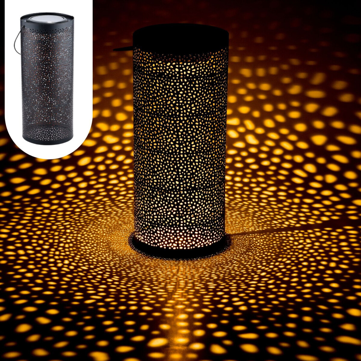 Scandinavian Solar Lantern - Decorative Solar Lamp for Balco