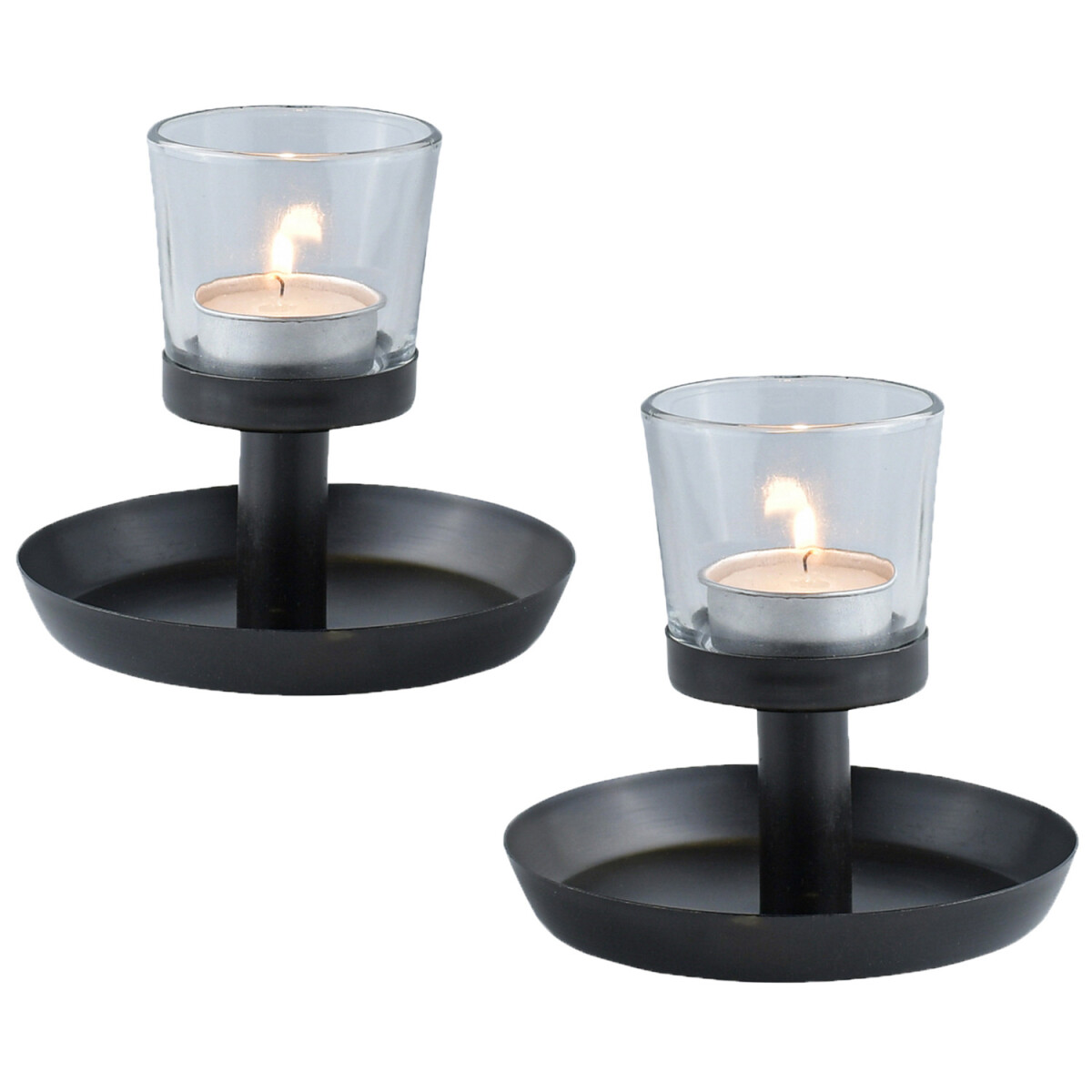 Set of 2 Modern Decorative Tealight Hold box