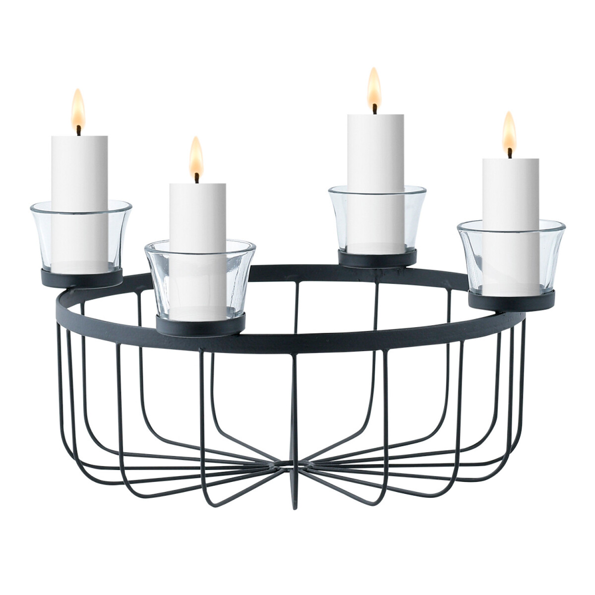 Modern Decorative Advent Wreath Candle H box