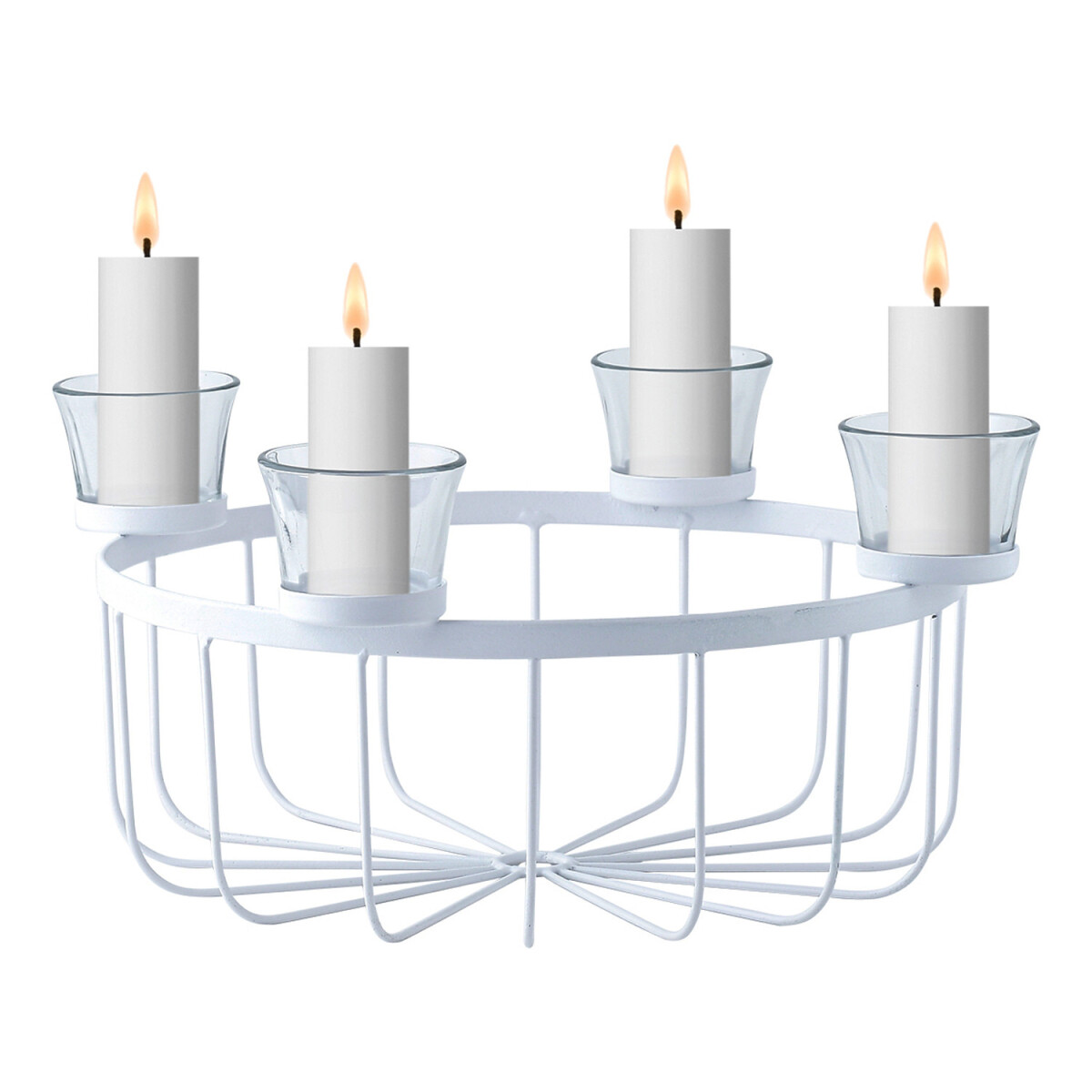 Modern Decorative Advent Wreath Candle H box