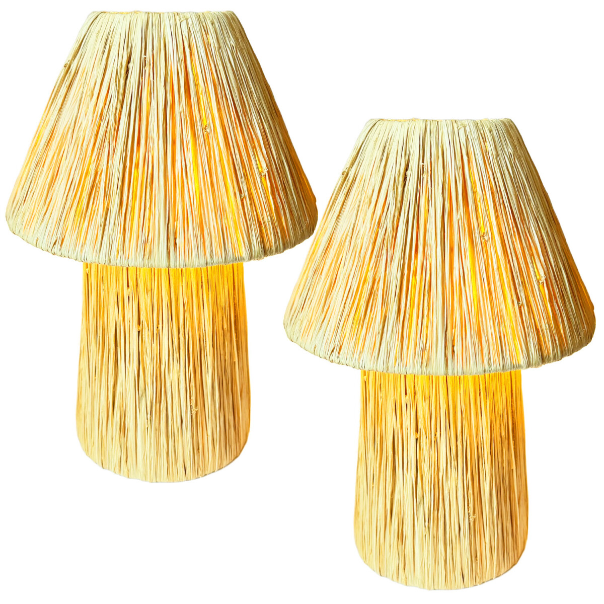 Set of 2 Boho Decorative Table Lamps / B box