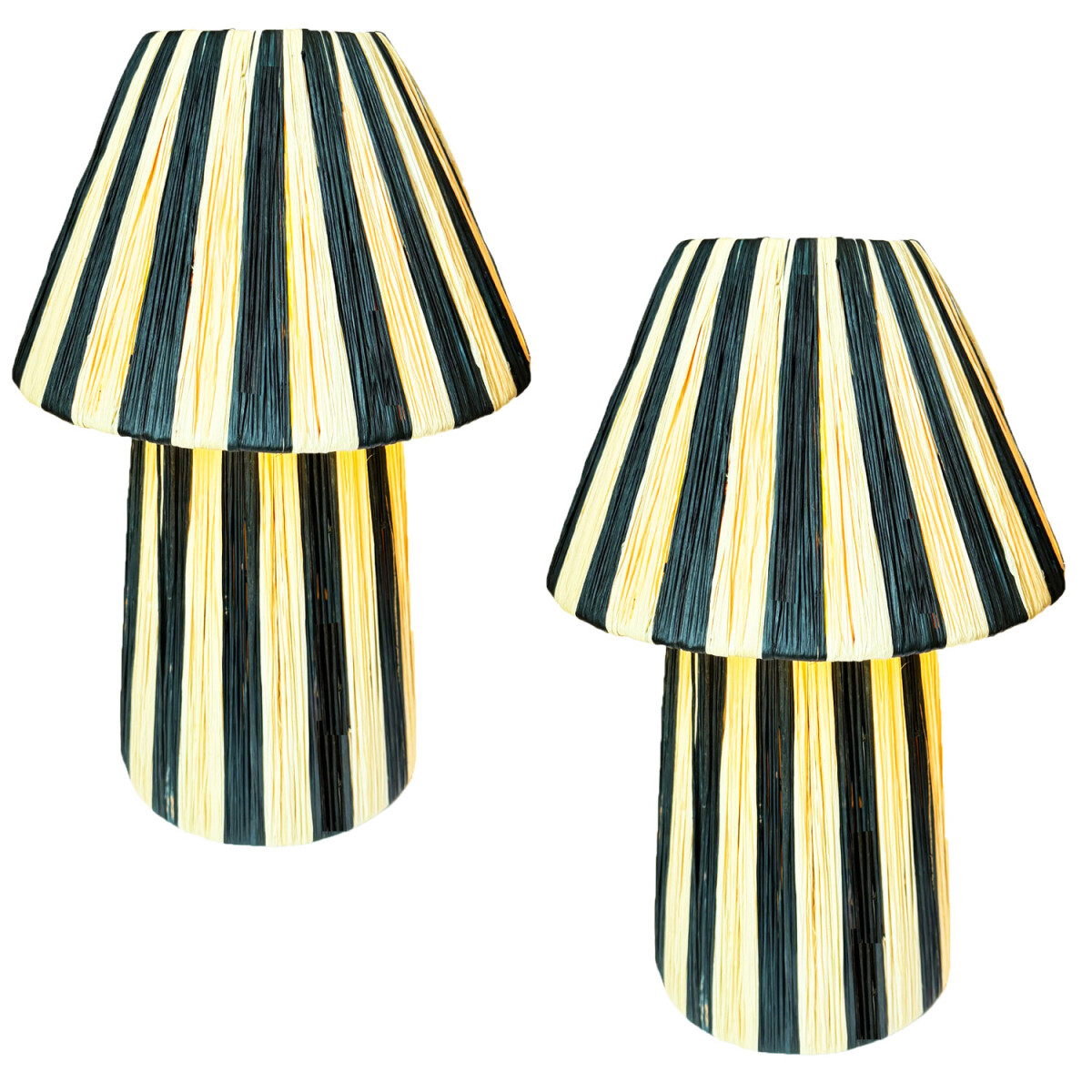 Set of 2 Boho Decorative Table Lamps / B box
