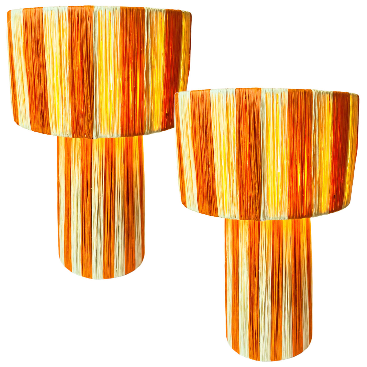 Set of 2 Boho Decorative Table Lamps / B box