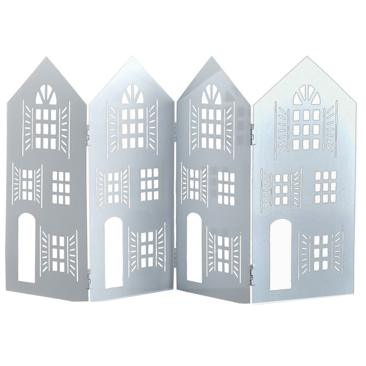 Row of Houses Display Stand, Lichthaus Christmas Decoration,