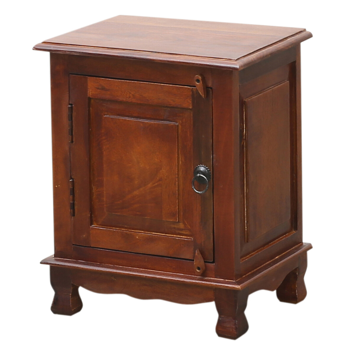 Abigale Nightstand – Solid Wood, 50 cm, Small Vintage-