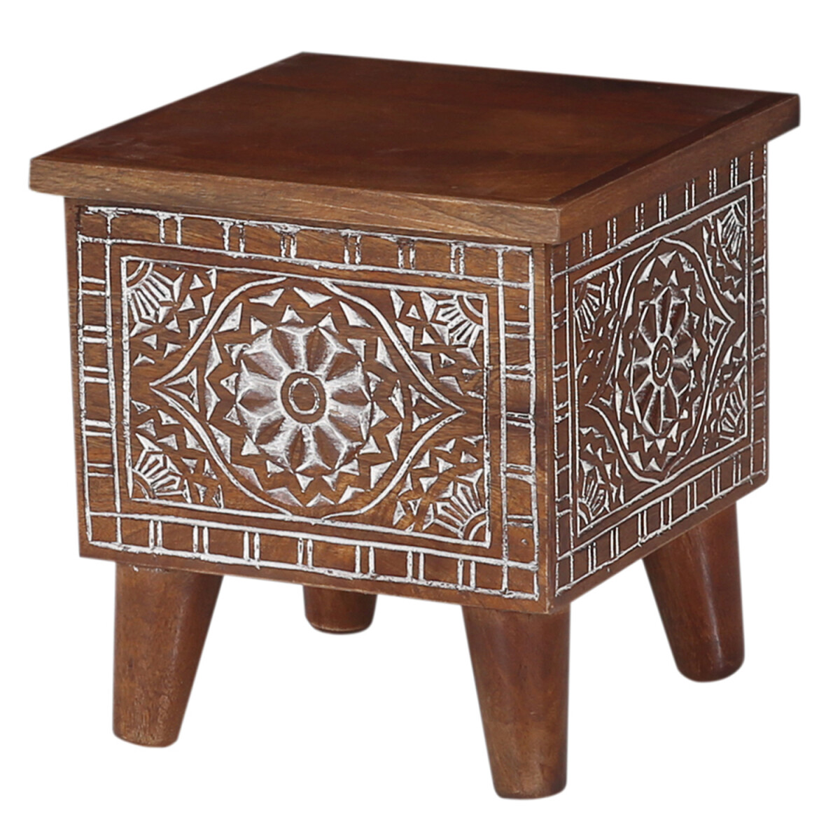 Achill Side Table with Storage – H box