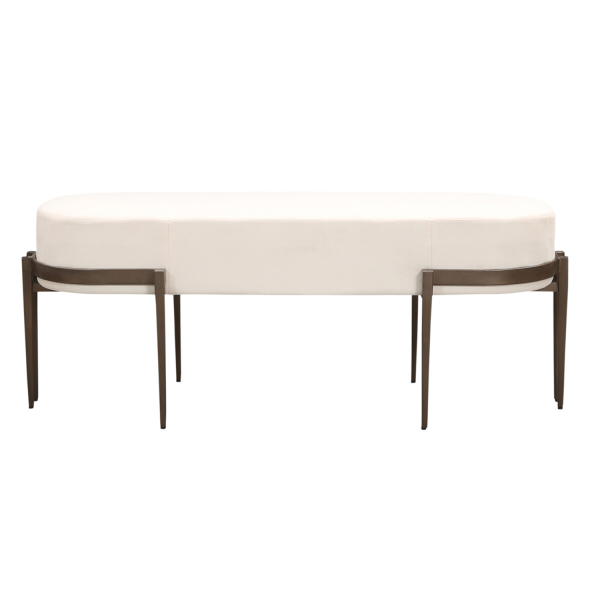 Adonia Bench, 143 cm – Modern Design in Cream White &a