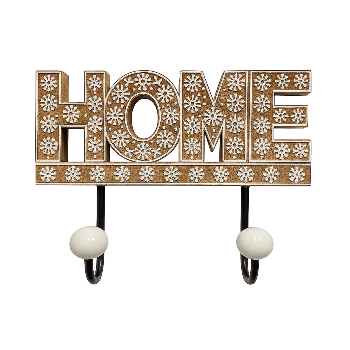 HOME Wall Hooks Made of Wood & Ceramic Knobs | Hallway D