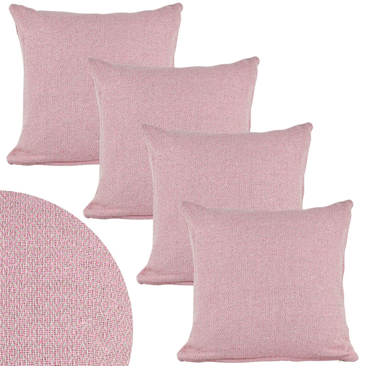 Set of 4 Calix Pink 40cm Cotton Pillowca box