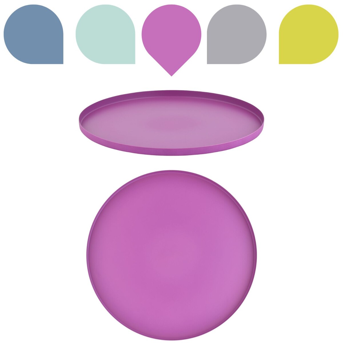 Callie Pink Round Tray, 25 cm | Boho Chi box