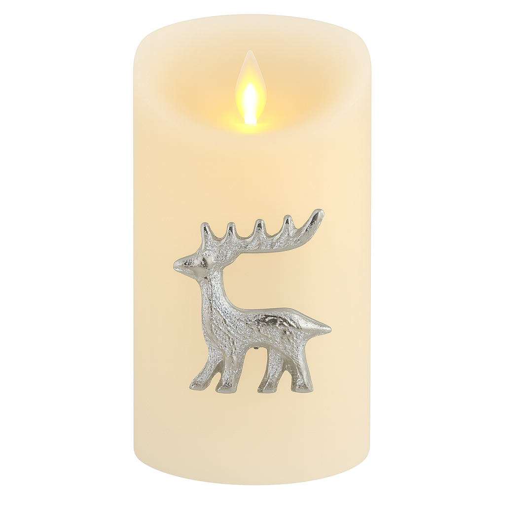 Caloge C 6cm Silver Candle Holder | Boho Vintage Candle Hold
