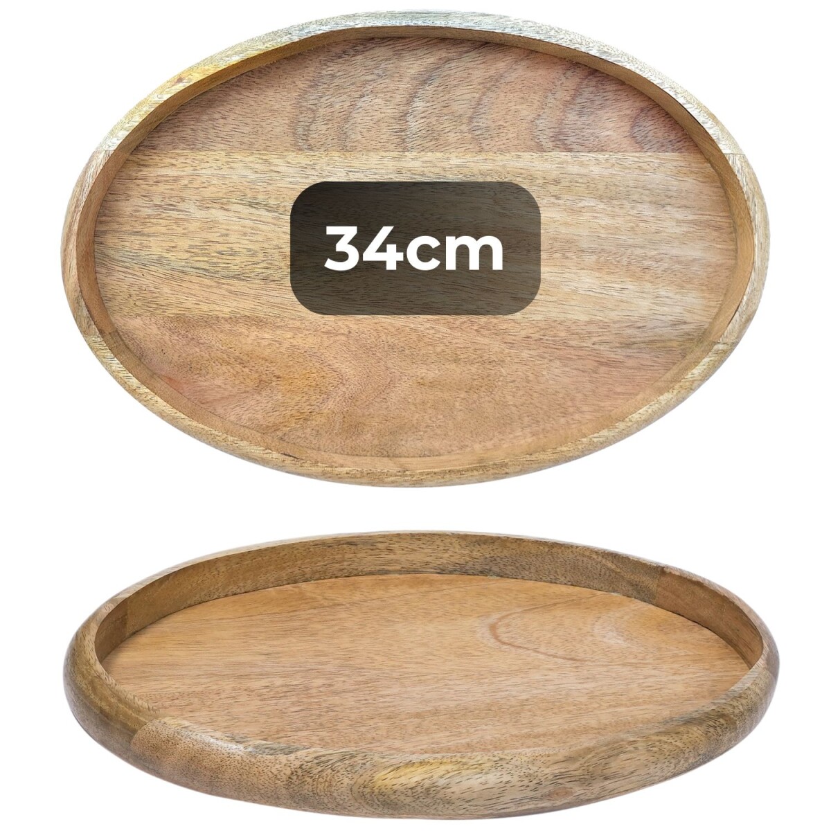 Cagdas Tray | 34x21 cm Solid Wood Decora box