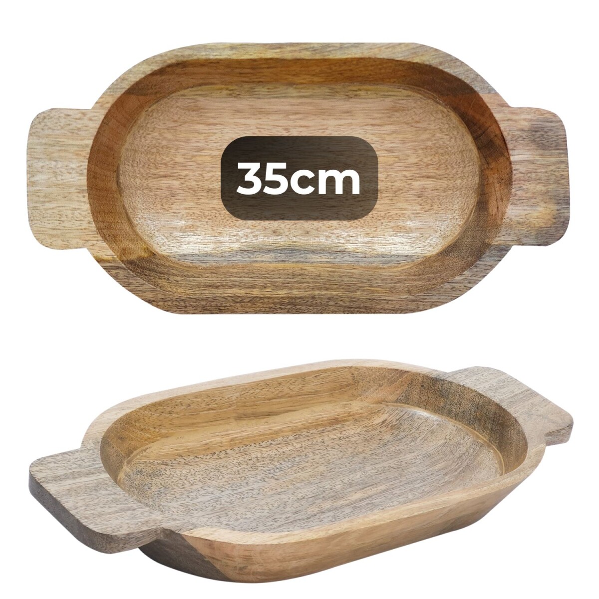 Kahla Tray | 35x18 cm Solid Wood Decorat box