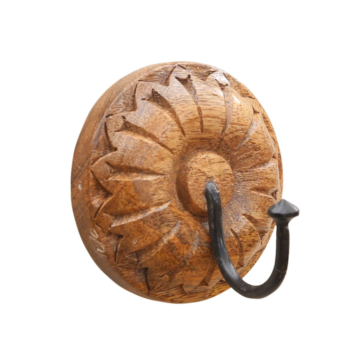 Boho Hook Admir 9 cm | Kitchen Hook, Wall Hook, Wood and Met