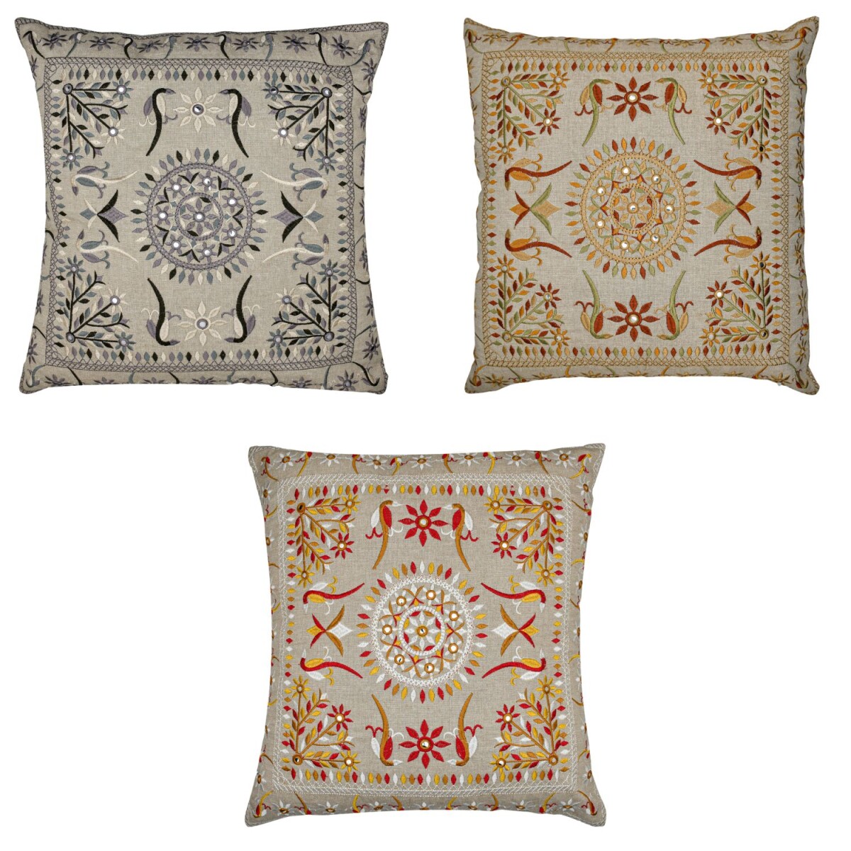 Set of 3 Handmade Pillowcases, "Lod box