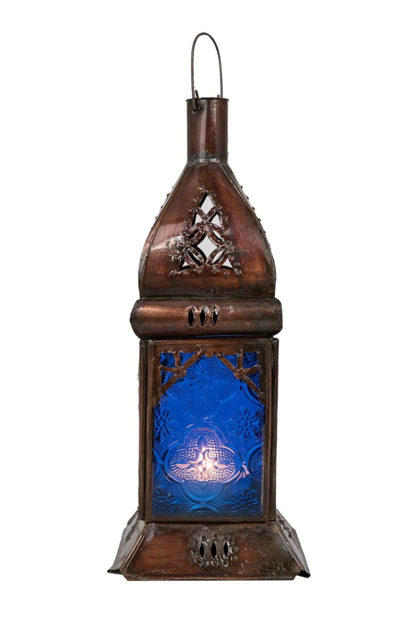 Talba Blue Oriental Lantern box