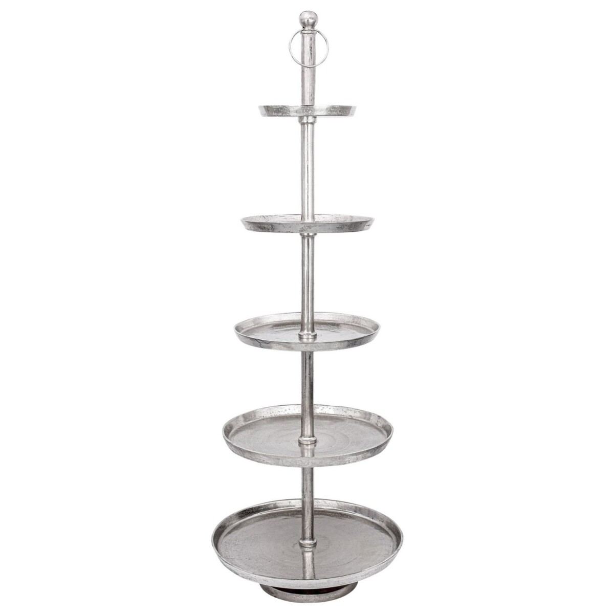 Annika XXL 180 cm Aluminum Silver 5-Tier box