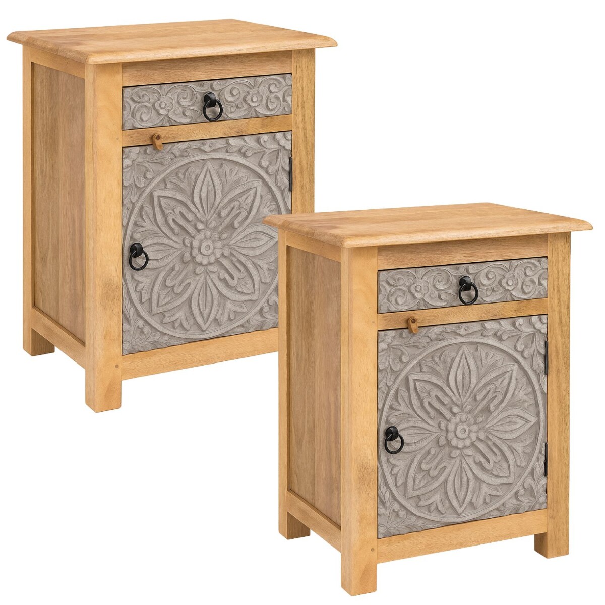 Set of 2 Ferial 70 cm Nightstands | Soli box
