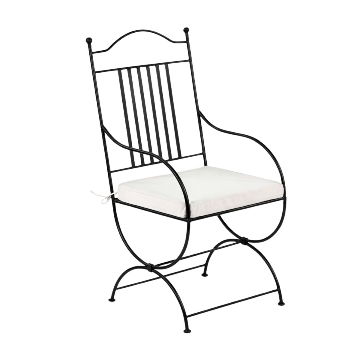 Ourense XL Hand-Forged Iron Chair | Mediterranean Garden Cha