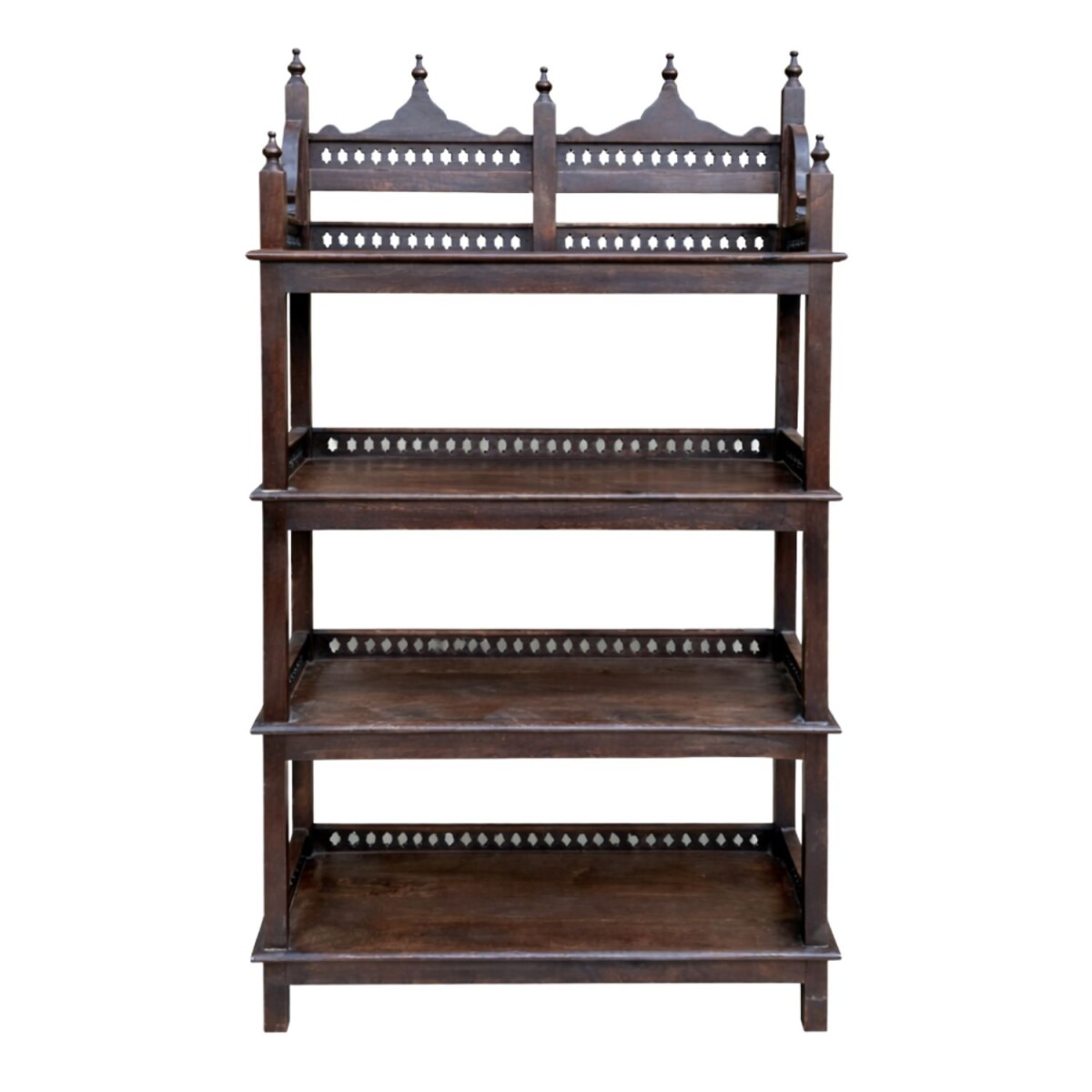 Nayan Bookshelf, Handcrafted from Solid Wood, 200 cm