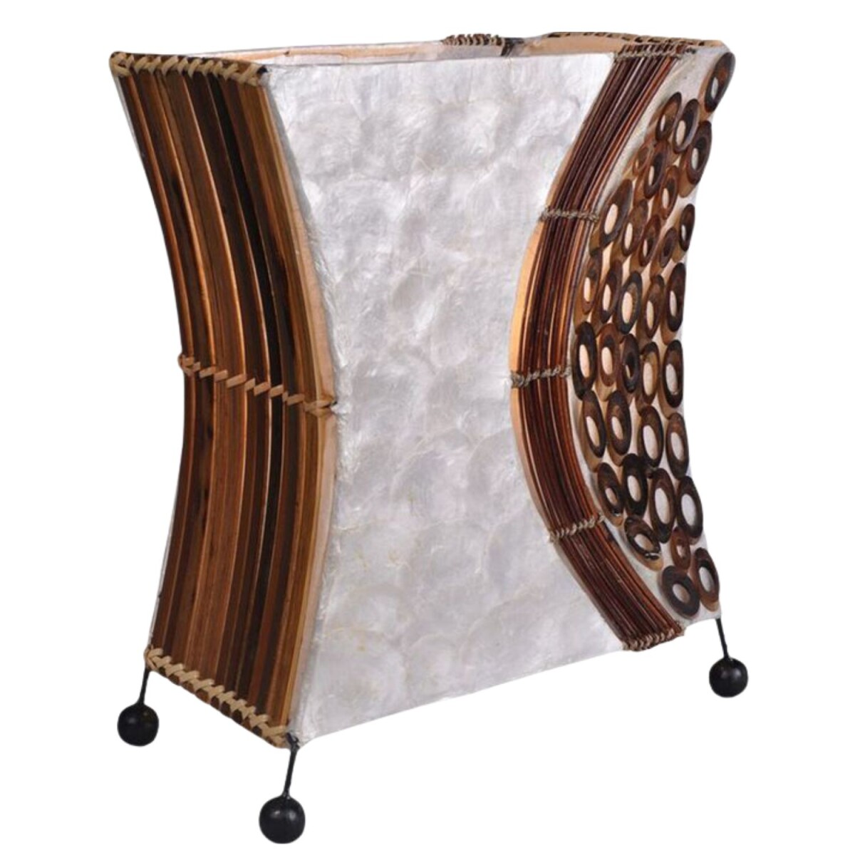 Wayan 30cm Table Lamp, Boho Design | Han box