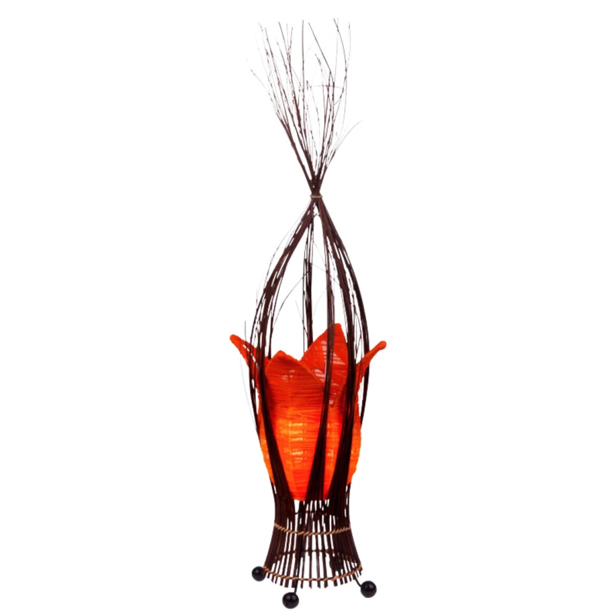 Elena Orange 30cm Table Lamp, Boho Desig box